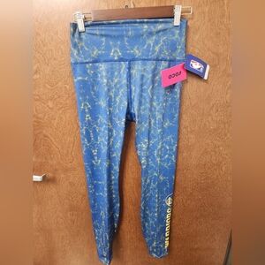 NBA Warriors Blue and Yellow Women's Leggings